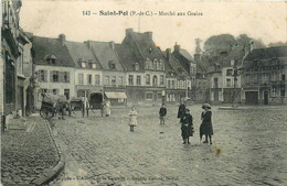 St Pol * Place Du Village Et Marché Aux Grains * Commerces Magasins - Andere & Zonder Classificatie