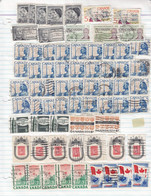 Timbre/Stamp (122356) Canada Mélangé/mixed Oblitéré Variétés Et Curiosités - Plaatfouten En Curiosa