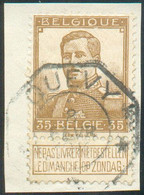 35 Cent. PELLENS  Obl. Télégraphique De QUEVY * 6 Février 1914, Centrale. - 19886 - 1912 Pellens