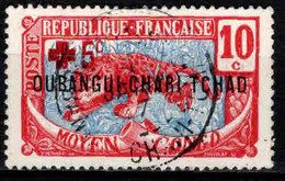 Oubangui Chari - 1916  - Croix Rouge - N° 19 - Oblit - Used - Usati