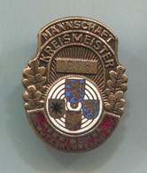Archery Shooting  - Schutzen Gesellschaft Hessen Germany, Pin Badge Abzeichen, Enamel - Bogenschiessen