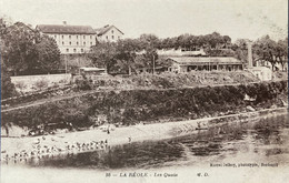 La Réole - Vue Sur Les Quais - Lavoir Laveuses - La Réole