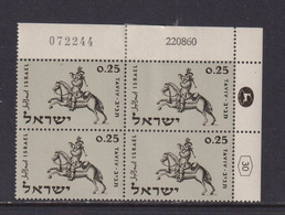 ISRAEL - 1960 Taviv Stamp Exhibition 25a Block Of 4  Never Hinged Mint - Ungebraucht (ohne Tabs)