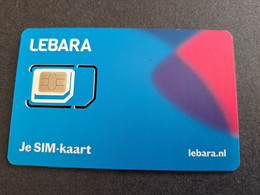 NETHERLANDS  GSM CARD PROVIDER ; LEBARA .NL  /BLUE    MINT   ** 10492** - [3] Sim Cards, Prepaid & Refills