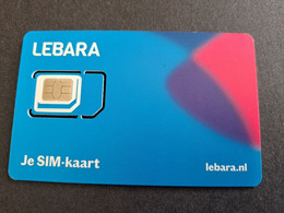 NETHERLANDS  GSM CARD PROVIDER ; LEBARA .NL  /BLUE    MINT   ** 10492** - Cartes GSM, Prépayées Et Recharges