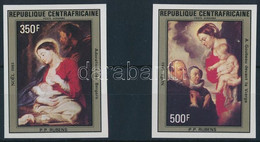 ** 1984 Rubens Festmény Vágott Sor Záróértékei Mi 1002-1003 - Autres & Non Classés