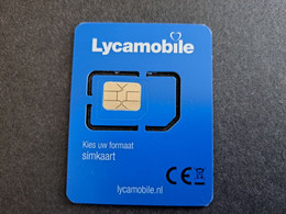 NETHERLANDS  GSM CARD PROVIDER ; LYCA MOBILE .NL  /    MINT   ** 10493** - [3] Sim Cards, Prepaid & Refills