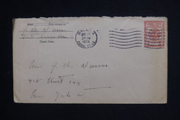 CANAL ZONE - Entier Postal Pour New York En 1929 - L 127973 - Kanalzone