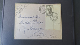 N° 420 Coin Daté Seul Sur Lettre De Maintenon Du 1 Fev. 1939 Pour Lille - 1921-1960: Modern Tijdperk