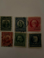 CUBA - 6 Timbres - Bartolini (1910); Gomez (1910);Ignacio A (1910);J Marti (1917) New; Gomez(1917);Garcia (1917) -5 Used - Oblitérés