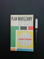 Stadtplan Warschau Centrum 1973 - Roadmaps