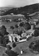 38 - ISÈRE - VIRIEU-SUR-BOURBRE - CPSM - Château Des Pupetières Vue Aérienne - Photo N&B J. Cellard - Virieu