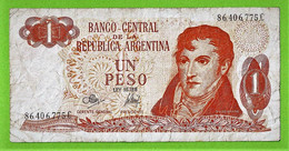 VIEUX BILLET ARGENTIN / 1 PESO / - Argentina
