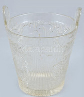 Régi üveg Szőlőmosó, Kis Kopásnyomokkal, M: 15 Cm, D: 13 Cm - Verre & Cristal