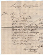 VP20.301 - 1918 - Facture - Réparations Faites à Une Voiture Par MERY Pour Mr TREPIED à Lonlevade EVAUX - LES - BAINS - 1900 – 1949