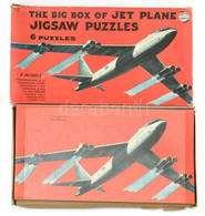 Jigsaw Puzzle Big Jet Plane Komplett, Sérült Dobozzal - Autres & Non Classés