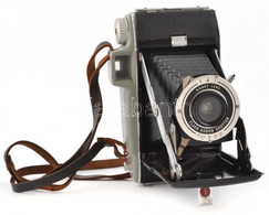 Kodak 620 Film Fényképezőgép, Bőr Szíjjal, Kisebb Kopásnyomokkal / Vintage Kodak 620 Film Camera - Cameras
