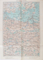 Cca 1915 Starokonstanikow és Környékének Térképe, 1:200.000, Wien, K. U. K. Militärgeographisches Institut, 62x43 Cm - Non Classés