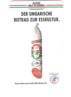 Germany - S 17/91 - Pick - Ungarische Salami - Food - S-Series: Schalterserie Mit Fremdfirmenreklame