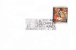 2001, Österreich, "Weihnachten - Hochaltarbild St. Martin/Ludesch", SST. 4411 Christkindl 6.1. 2001  UZ 2 - Cuadros