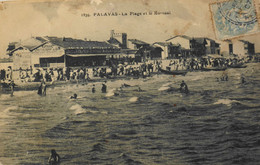 CPA. - PALAVAS > La Plage Et Le Kursaal - Belle Animation - Tampon Daté 1907 - En L'état - Palavas Les Flots