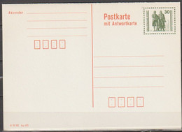 DDR Ganzsache 1990 Nr. P 108 Mit Antwortkarte Ungebraucht ( D 393 ) Günstige Versandkosten - Cartes Postales - Neuves