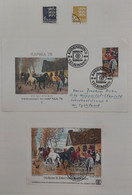 DANEMARK 1945-1991 - Complete Collection With Miniature Sheets, Booklets, Etc. On Album Pages + Binder - Collezioni