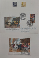 DANEMARK 1945-1991 - Complete Collection With Miniature Sheets, Booklets, Etc. On Album Pages + Binder - Lotes & Colecciones