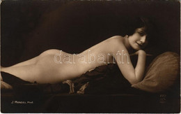 ** T2 Erotikus Meztelen Hölgy / French Erotic Nude Lady. J. Mandel Phot. (non PC) - Non Classés