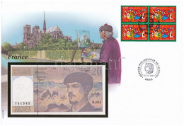 Franciaország 1997. 20Fr Felbélyegzett Borítékban, Bélyegzéssel T:I  France 1997. 20 Francs In Envelope With Stamp And C - Non Classés