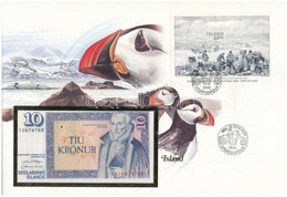 Izland 1961. 10K Borítékon Grönlandi Bélyeggel, Bélyegzéssel T:I  Iceland 1961. 10 Kronur In Envelope With Greenlandic S - Non Classés