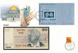 Izrael 1978. 50S Felbélyegzett Borítékban, Bélyegzéssel T:1,1-  Israel 1978. 50 Sheqalim In Envelope With Stamp And Canc - Non Classés