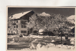 B5703) EHRWALD Mit GRUBIGSTEIN - Stark Verschneite Straße U. Haus ALT ! - Ehrwald