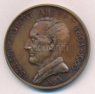 Lapis András (1942-) 1987. "Szent-Györgyi Albert 1893-1986 / Szote - Nobel-díjának 50. évfordulójára - MÉE" Bronz Emléké - Non Classés