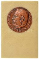 1958. "XXIV. MÉT. BP. 1958. - Hőgyes 1847-1906" Egyoldalas Br Emlékplakett Műanyag Talapzatra Applikálva (40mm, 90x60mm) - Non Classés