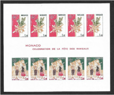 Monaco Bloc N°19a** Non Dentelé. Europa 1981 Cote 350€. - Variedades Y Curiosidades