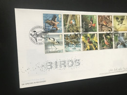2006-7 GB Birds And Woodland Animals 10v. Stamps Present Face Used £25 Collect As Fine Used See Photos - 2001-2010 Em. Décimales