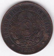 Argentine 2 Centavos 1885, En Bronze , KM# 33 - Argentine