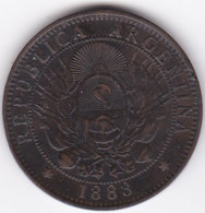 Argentine 2 Centavos 1888, En Bronze , KM# 33 - Argentine