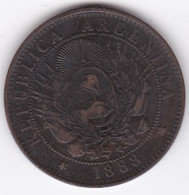 Argentine 2 Centavos 1888, En Bronze , KM# 33 - Argentine