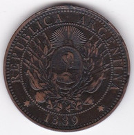 Argentine 2 Centavos 1889, En Bronze , KM# 33 - Argentine