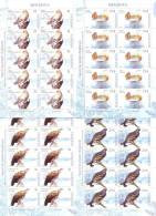 2007. Disappear Species Of Birds In Moldova, 4 Sheetlets Of 10v, Mint/** - Moldova