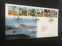 GB 3 Different Post Marks UK A-Z FDCOVERS Minor Dents Present Face £22+ Collect For Used Stamps See Photos - 2001-2010 Decimal Issues