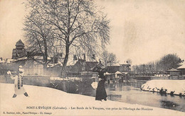 Pont-l'Evêque         14         Les Bords De La Touques Enneigés   (voir Scan) - Pont-l'Evèque