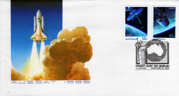 Australie : 1986 Belle Fdc AUSSAT 3 Satellites Australiens Pour La TV Les Télécom Et La Radio - Oceania