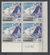MONACO - N° 614 - 32ème RALLYE - Bloc De 4 COIN DATE - NEUF SANS CHARNIERE - 7/12/62 - Unused Stamps