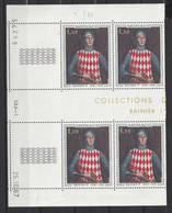 MONACO - N° 734 - RAINIER 1er - Bloc De 4 COIN DATE - NEUF SANS CHARNIERE - 25/10/67 - Unused Stamps