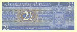 NETHERLANDS ANTILLES P. 21a 2,50 G 1970 UNC - Netherlands Antilles (...-1986)