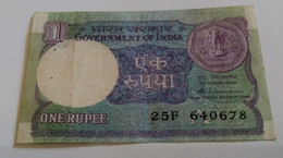 India . One Rupee , UNC - India