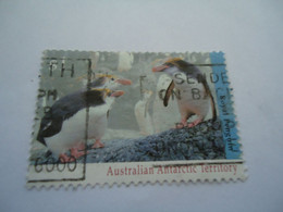 AUSTRALIAN  ANTARCTIC  TERRITORY    USED STAMPS BIRD BIIRDS   PENGUINS - Andere & Zonder Classificatie